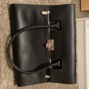 Prune leather Bag